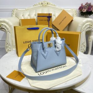 Replica Louis Vuitton On My Side PM Sky Blue - high-end fake designer purse
