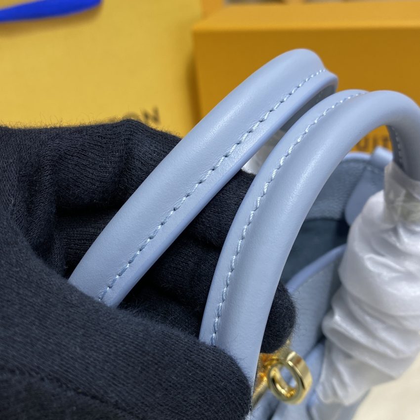 Replica Louis Vuitton On My Side PM Sky Blue - ultra-realistic fake designer tote