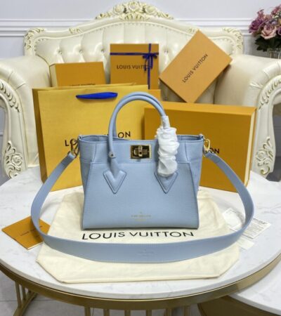 Replica Louis Vuitton On My Side PM Sky Blue - 1:1 designer replica handbag