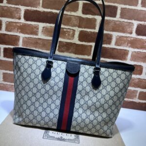 Replica Gucci Ophidia Medium Tote Black - premium-grade designer purse dupe
