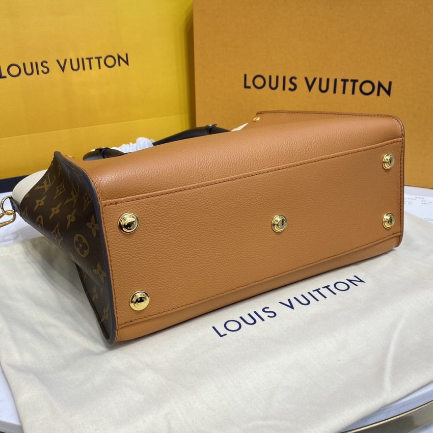 Replica Louis Vuitton On My Side 3 Brown - top-tier luxury replica shoulder bag