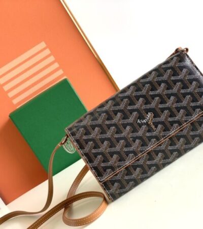 Replica Goyard Varenne Continental Wallet Brown - realistic designer-inspired fake bag