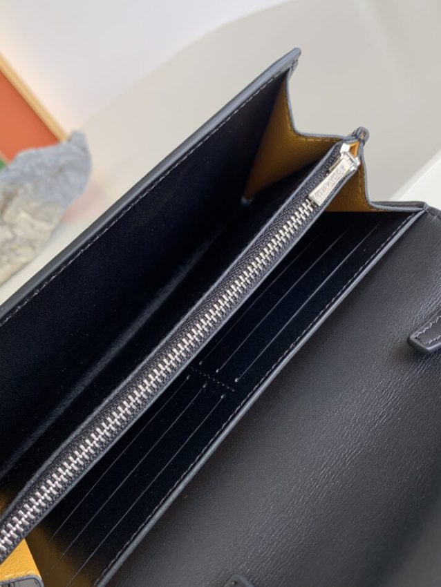 Replica Goyard Varenne Continental Wallet Black - ultra-realistic fake designer tote