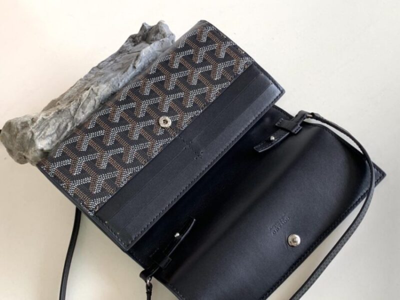 Replica Goyard Varenne Continental Wallet Black - high-quality designer bag clone