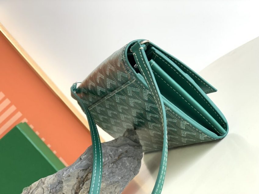 Replica Goyard Varenne Continental Wallet Green - premium-grade designer purse dupe