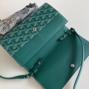 Replica Goyard Varenne Continental Wallet Green - top-tier luxury replica shoulder bag