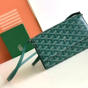 Replica Goyard Varenne Continental Wallet Green - 1:1 designer replica handbag