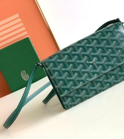 Replica Goyard Varenne Continental Wallet Green - 1:1 designer replica handbag