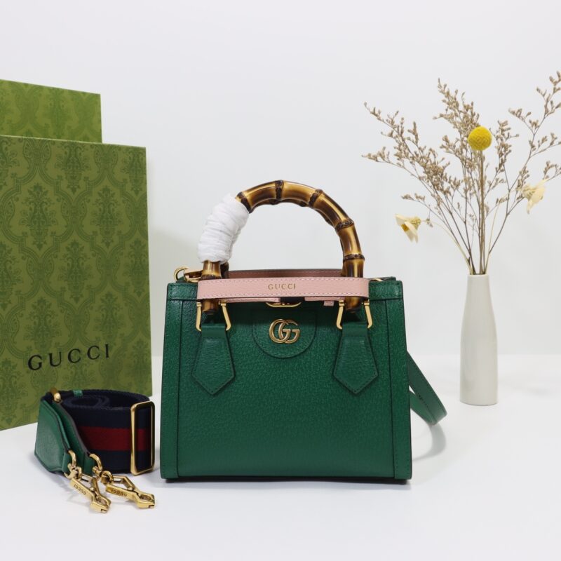 Replica Gucci Diana Small Tote Green - near-authentic luxury replica handbag