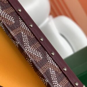 Replica Goyard Minaudière Trunk Bag Bordeaux - realistic designer-inspired fake bag