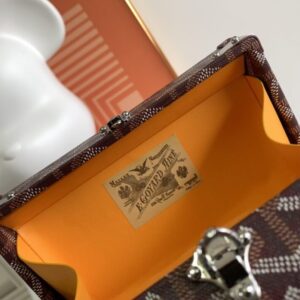 Replica Goyard Minaudière Trunk Bag Bordeaux - realistic designer-inspired fake bag