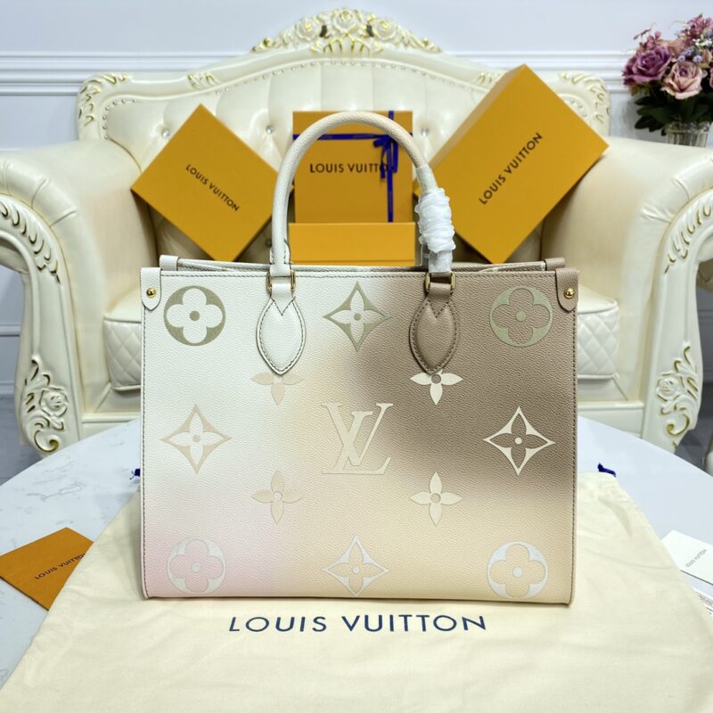 Replica LV OnTheGo Milk Tea - authentic-look luxury purse replica