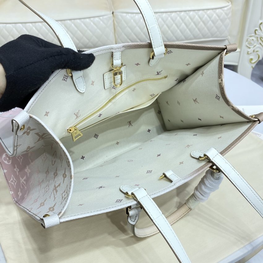 Replica LV OnTheGo Milk Tea - 1:1 designer replica handbag