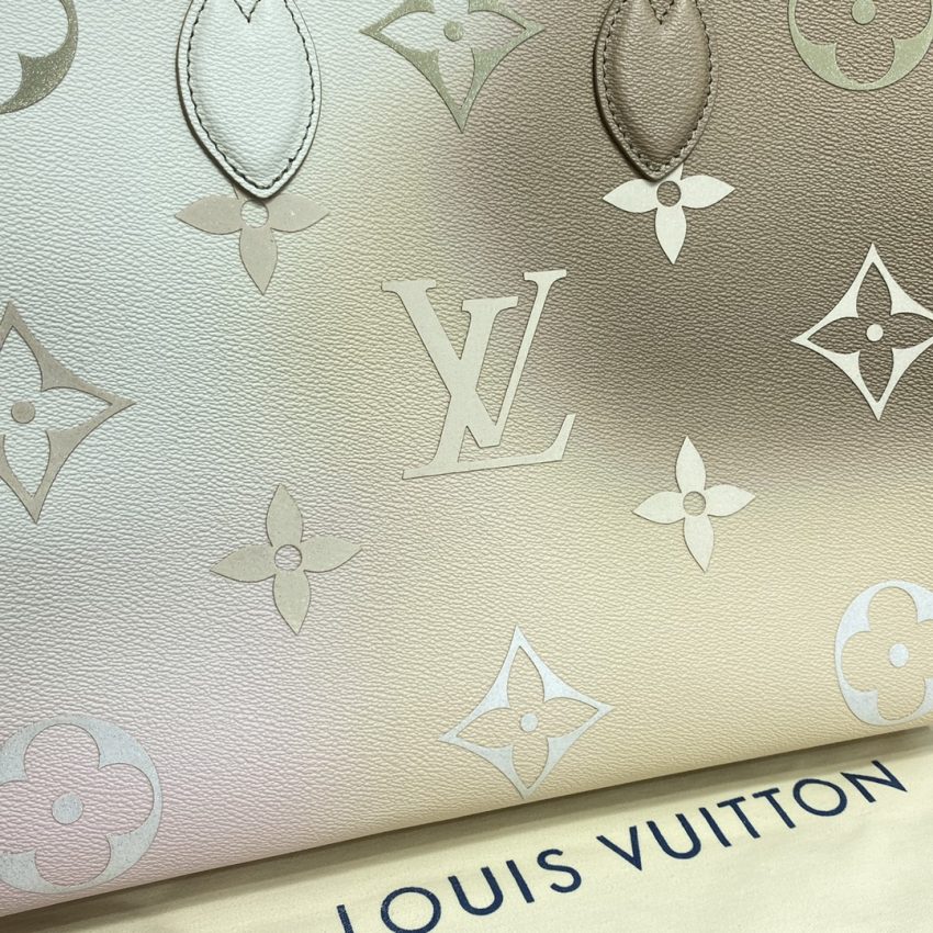 Replica LV OnTheGo Milk Tea - best quality luxury bag dupe
