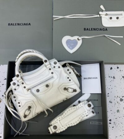 Replica Balenciaga Le City White - premium 1:1 fake handbag model