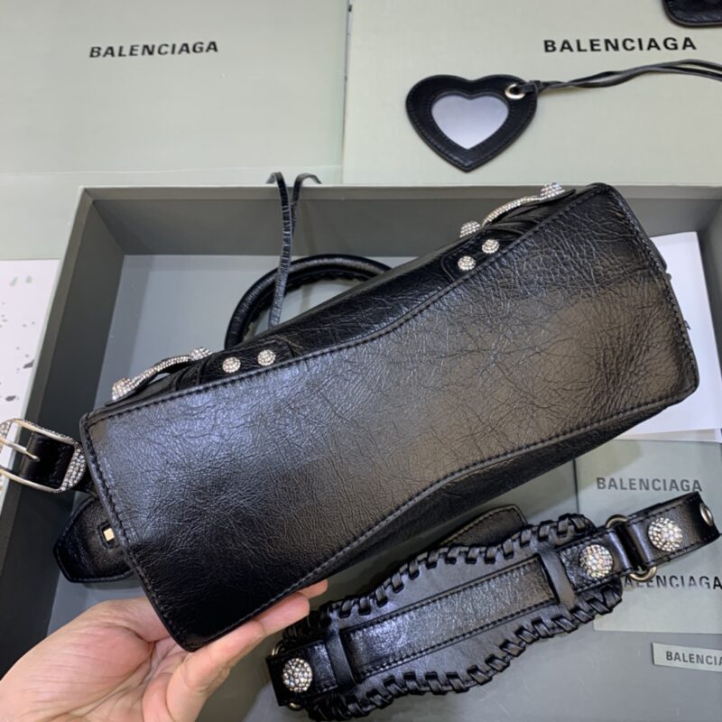 Replica Balenciaga Le City Black Diamond - authentic-look luxury purse replica