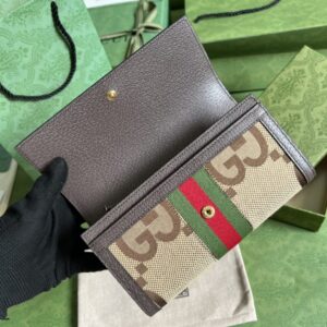 Replica Gucci Ophida Jumbo Long Wallet - near-authentic luxury replica handbag