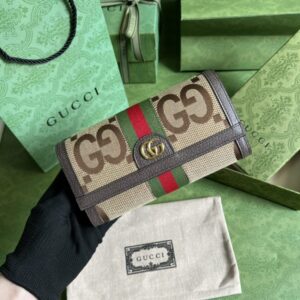 Replica Gucci Ophida Jumbo Long Wallet - high-quality designer bag clone