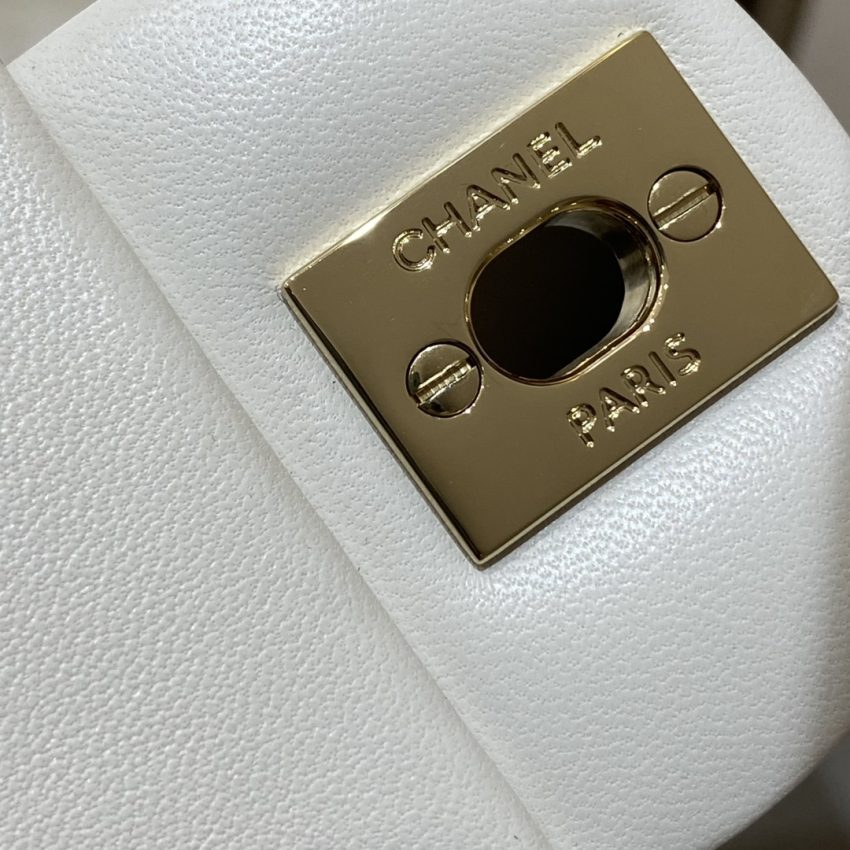 Replica CHANEL CF 20 cm Lion White - high-end fake designer purse