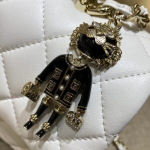 Replica CHANEL CF 20 cm Lion White - best-selling designer handbag dupe