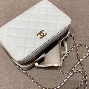 Replica CHANEL 22 Camera Bag White - premium 1:1 fake handbag model