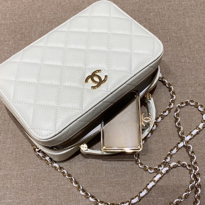 Replica CHANEL 22 Camera Bag White - premium 1:1 fake handbag model