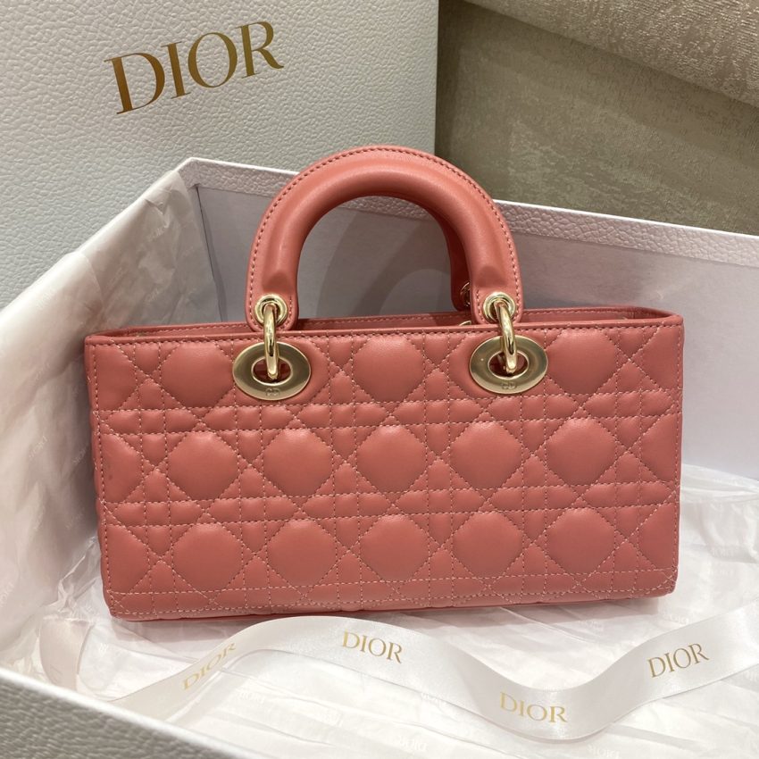 Replica Dior Lady D-Joy Large Bag Coral - top-rated replica designer bag