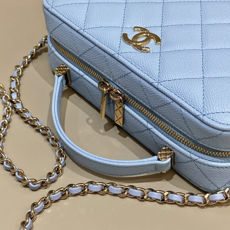 Replica CHANEL 22 Camera Bag Blue - 1:1 designer replica handbag