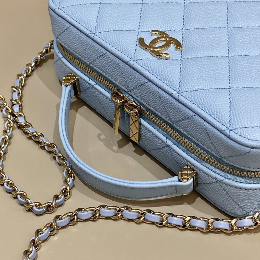 Replica CHANEL 22 Camera Bag Blue - 1:1 designer replica handbag