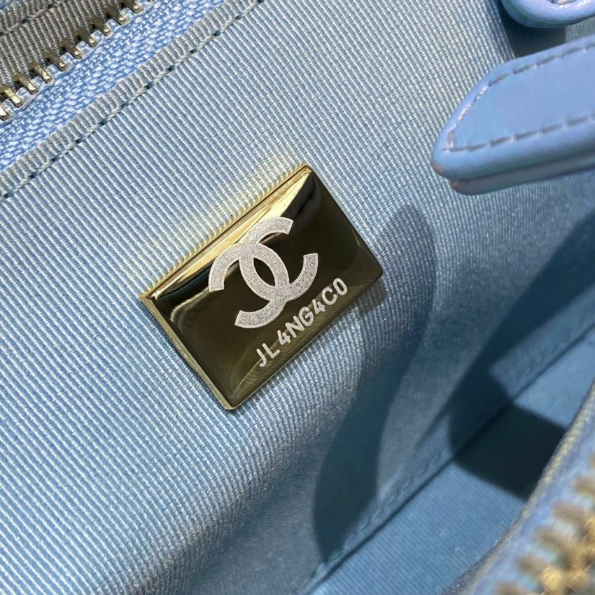 Replica CHANEL 22 Camera Bag Blue - authentic-look luxury purse replica