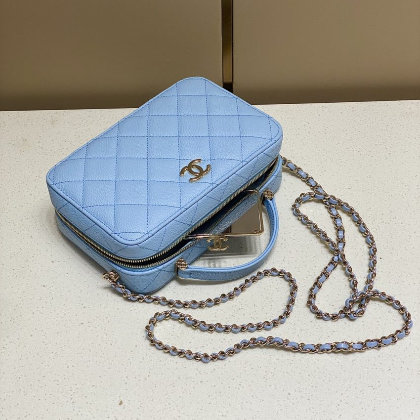 Replica CHANEL 22 Camera Bag Blue - authentic-look luxury purse replica