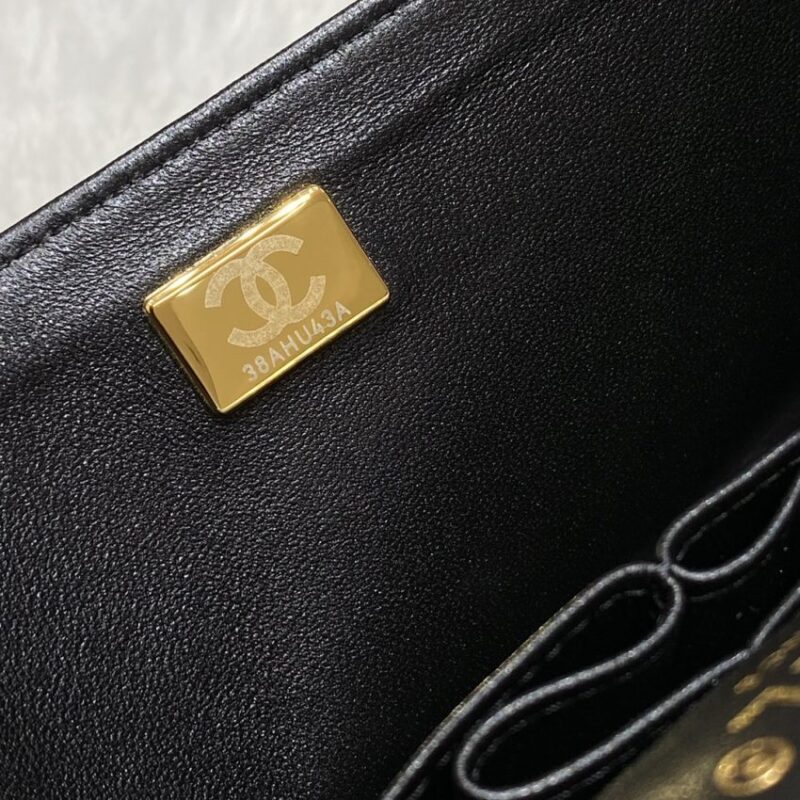 Replica CHANEL Classic Flap 25cm V Black - best quality luxury bag dupe