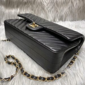 Replica CHANEL Classic Flap 25cm V Black - 1:1 designer replica handbag