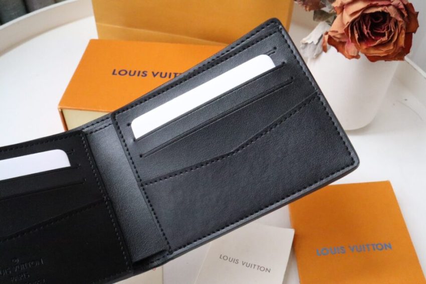 Replica Louis Vuitton Slender Wallet Full Black - best-selling designer handbag dupe