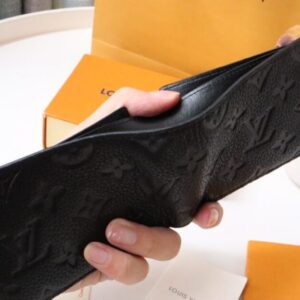 Replica Louis Vuitton Slender Wallet Full Black - high-end fake designer purse