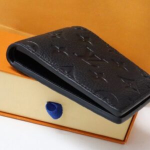 Replica Louis Vuitton Slender Wallet Full Black - near-authentic luxury replica handbag