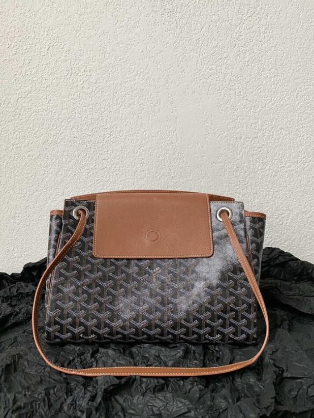 Replica Goyard Rouette Souple Brown - near-authentic luxury replica handbag