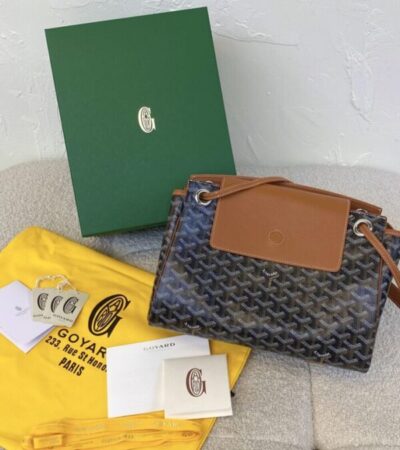 Replica Goyard Rouette Souple Brown - ultra-realistic fake designer tote