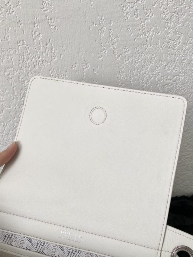 Replica Goyard Rouette Souple White - realistic designer-inspired fake bag
