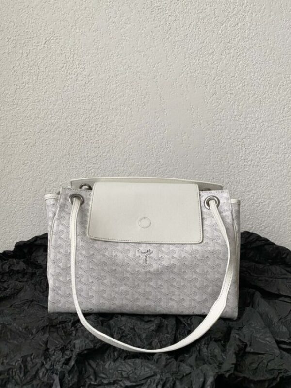 Replica Goyard Rouette Souple White - high-accuracy replica luxury purse