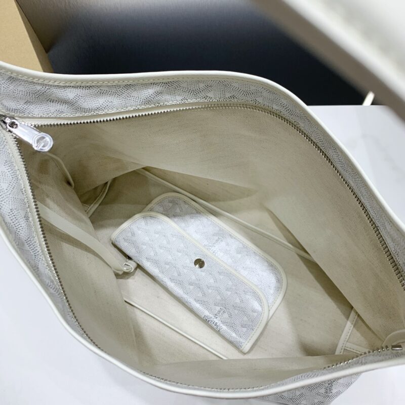 Replica Goyard Boheme White - authentic-look luxury purse replica