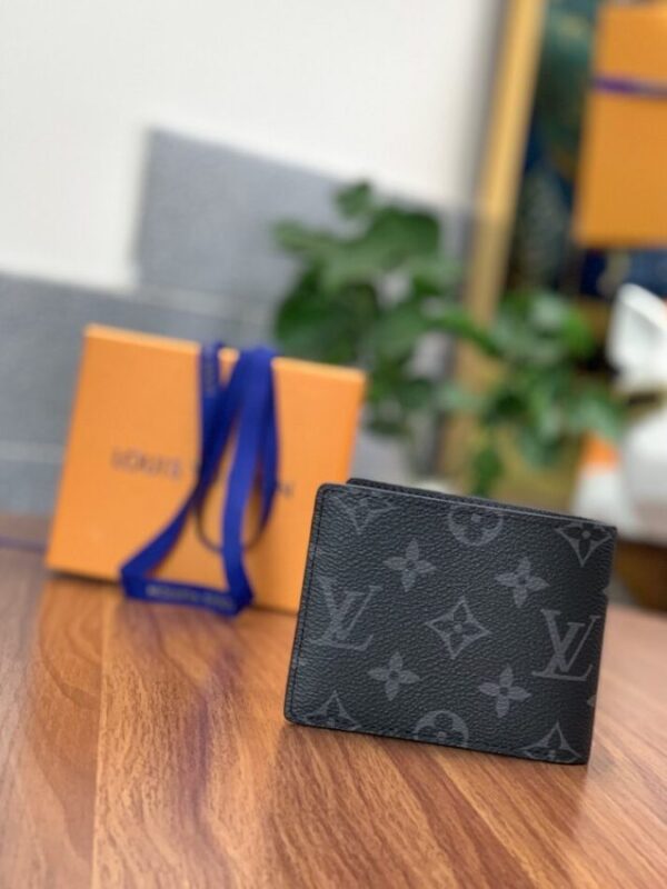 Replica Louis Vuitton Slender Wallet Black - 1:1 designer replica handbag