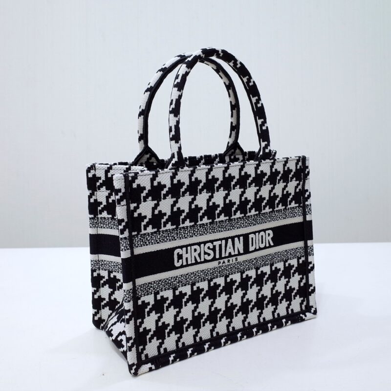 Replica Dior Tote Book Houndstooth - high-end fake designer purse