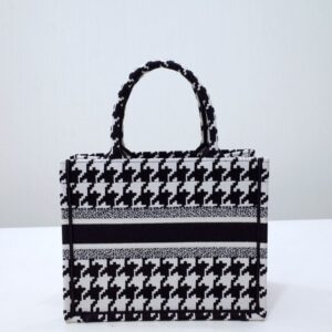 Replica Dior Tote Book Houndstooth - premium 1:1 fake handbag model