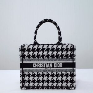 Replica Dior Tote Book Houndstooth - 1:1 designer replica handbag