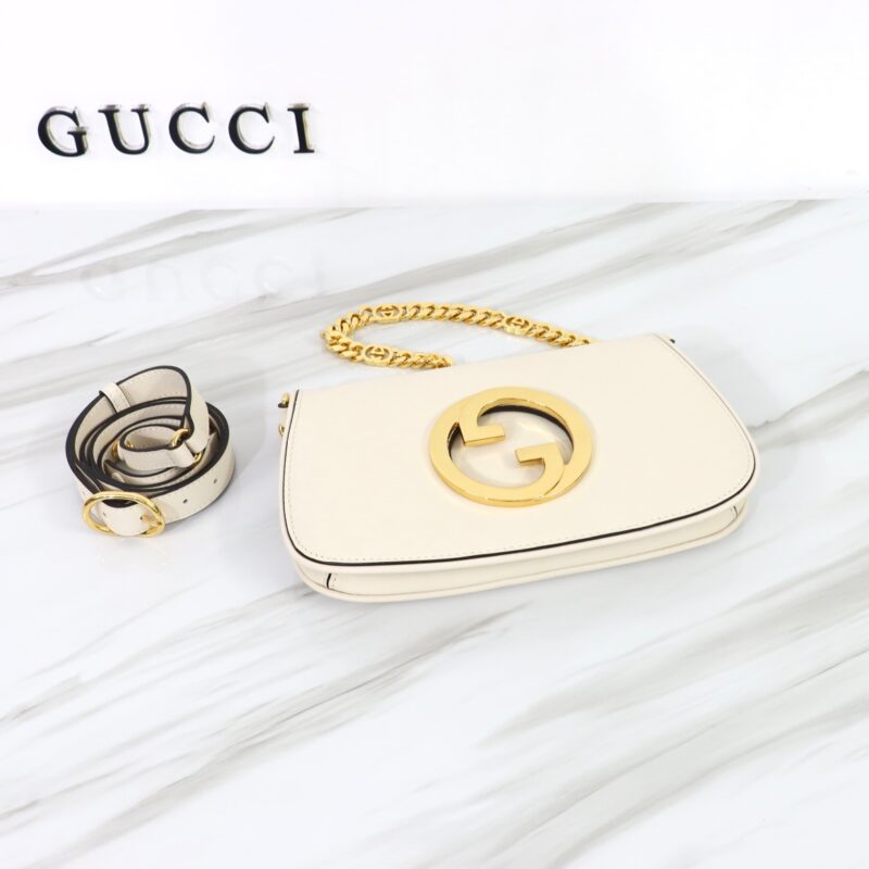 Replica Gucci Blondie Leather White - 1:1 designer replica handbag
