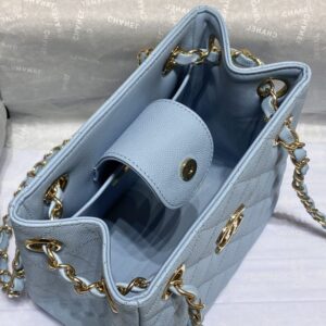 Replica CHANEL 22S Hubo Bag Light Blue - top-rated replica designer bag