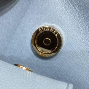 Replica CHANEL 22S Hubo Bag Light Blue - best-selling designer handbag dupe