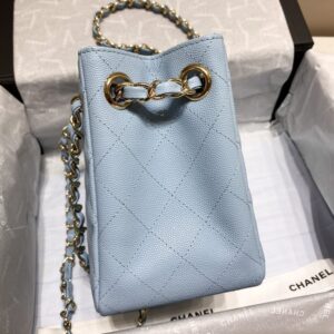 Replica CHANEL 22S Hubo Bag Light Blue - ultra-realistic fake designer tote