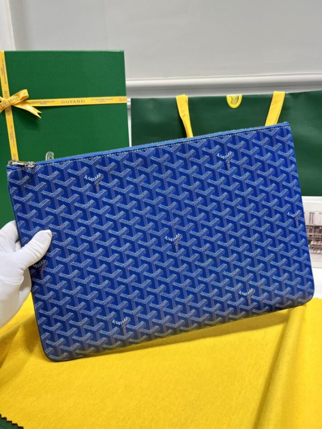 Replica Goyard Senat MM Blue - premium 1:1 fake handbag model